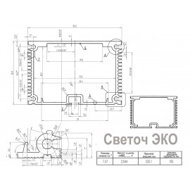 Профиль алюминиевый ЭКО Профиль алюминиевый ЭКО
